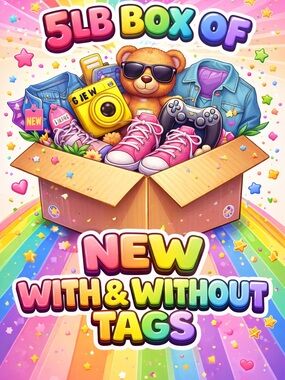 5lb box of  mixed new with and without tags items!